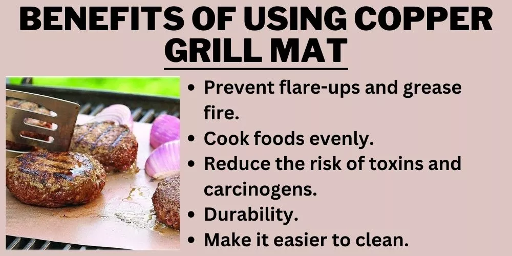 Copper Grill Mat Advantages