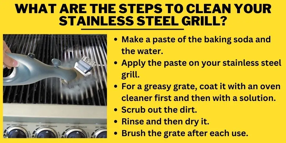 What are the Steps to Clean Your Stainless Steel Grill