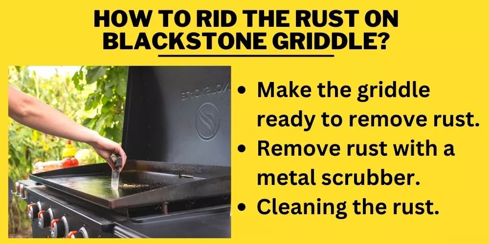 How to rid the rust on Blackstone Griddle