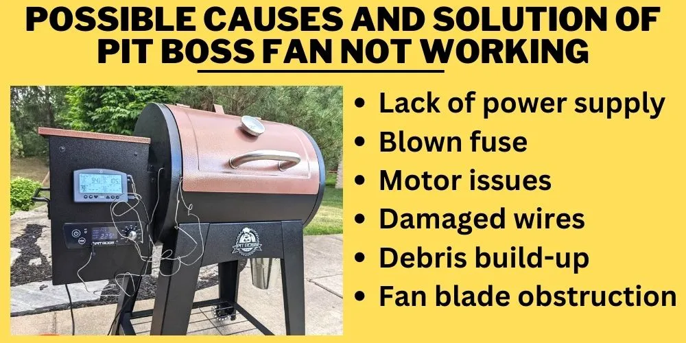 Possible Causes and Solution of Pit Boss Fan not Working