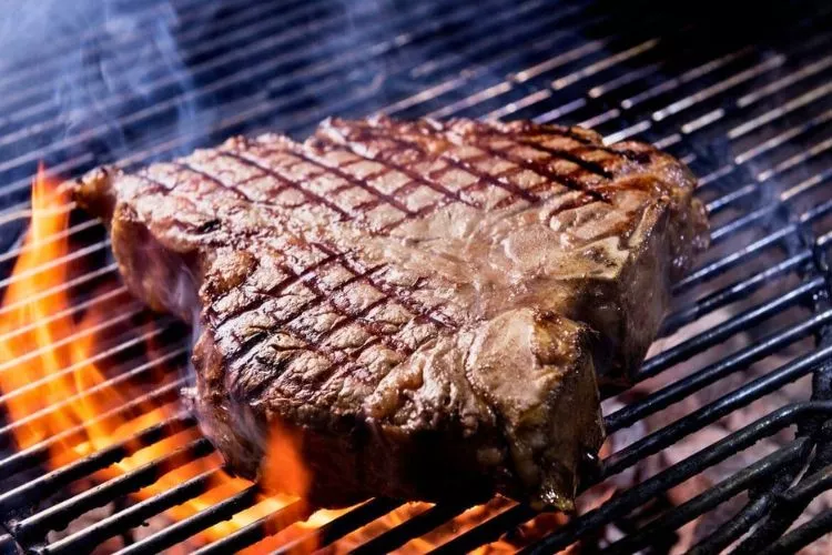 How long to grill thin porterhouse steaks