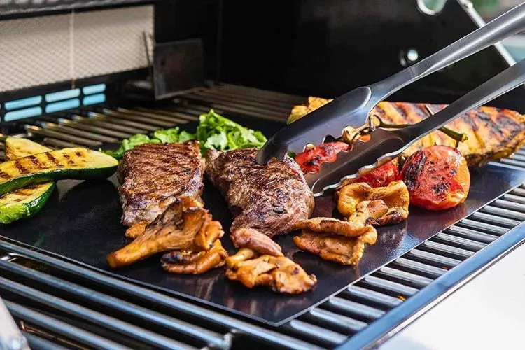 What are grill mats made of